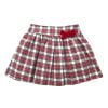 Megan - Pin Tuck Shirt & Red Skirt Coordinate Set